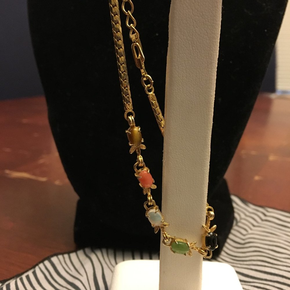 Pineapple Gold Multi-stone Bracelet